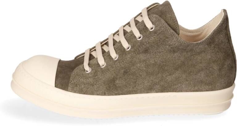 Rick Owens Vintage hoge sneaker met haaienzool Green Heren