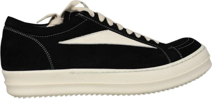 Rick Owens Vintage Low 'Black Suede' Sneakers Blue Heren