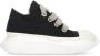 Rick Owens Zwarte Drkshdw Stoffen Sneakers Black Heren - Thumbnail 1