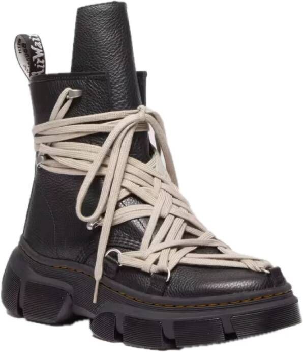 Rick Owens Zwarte Hi-top Sole Boot Black Heren