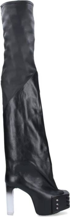 Rick Owens Zwarte Laarzen Stijlvol Model Black Dames