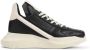 Rick Owens Zwarte Leren Sneakers Stijlvol Comfort Black Heren - Thumbnail 1