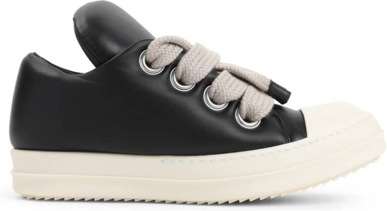 Rick Owens Sportschoenen Jumbo Veters Gewatteerde Lage Sneakers Black Dames