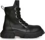 Rick Owens Zwarte Leren Veterschoenen Black Heren - Thumbnail 1