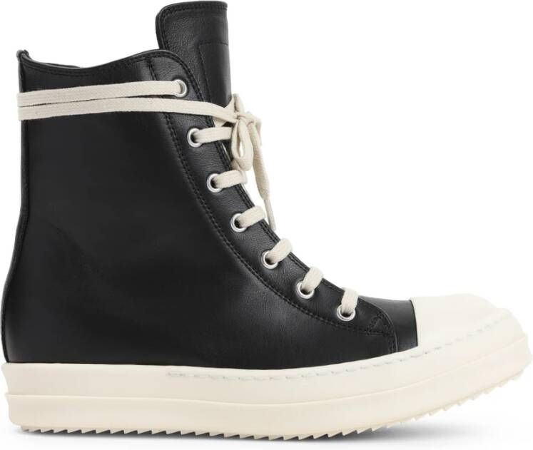 Rick Owens Zwarte Melk Sneakers Black Dames