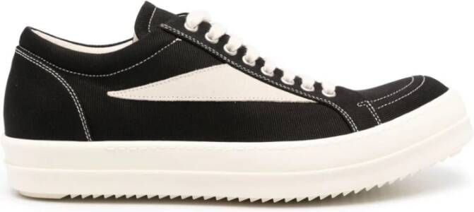 Rick Owens Zwarte Melk Vintage Sneakers Black Heren