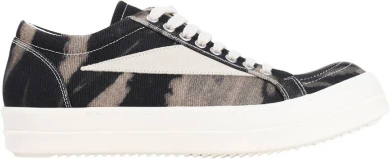 Rick Owens Zwarte Terra Milk Vintage Sneakers Multicolor Heren