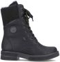 Rieker Zwarte Gesloten Booties Enkellaarzen Black Dames - Thumbnail 7