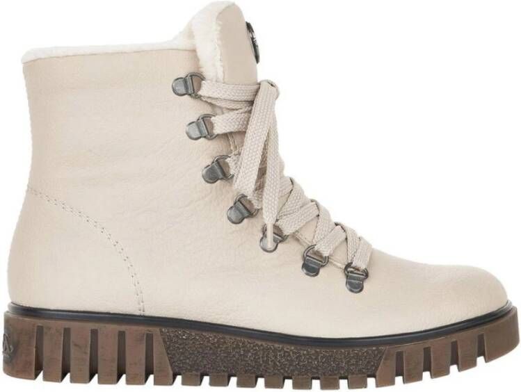 Rieker Beige Casual Gesloten Booties Beige Dames