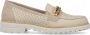 Rieker Beige Leren Loafers voor Dames Beige Dames - Thumbnail 1