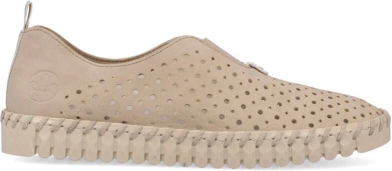 Rieker Beige Sneakers voor Vrouwen Beige Dames