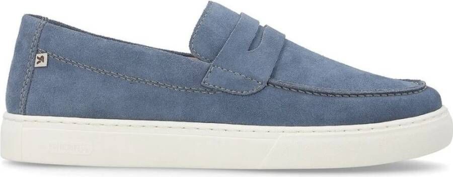 Rieker Blauwe Sneakers voor Mannen Blue Heren