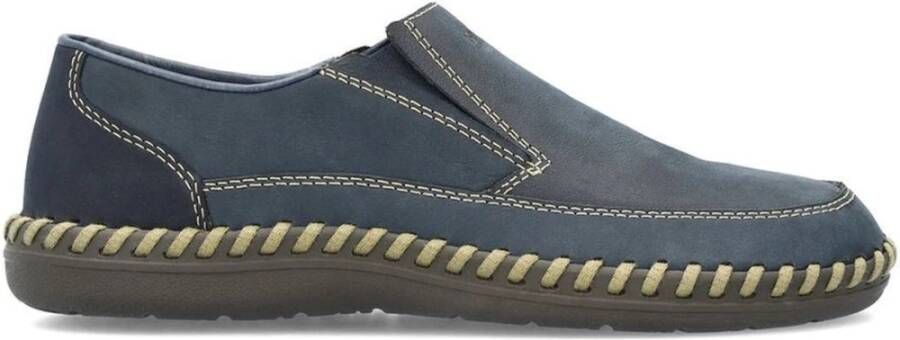 Rieker Blauwe Sneakers voor Mannen Blue Heren