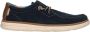 Rieker Comfortabele blauwe suède sneakers met extra veters Blue Heren - Thumbnail 2