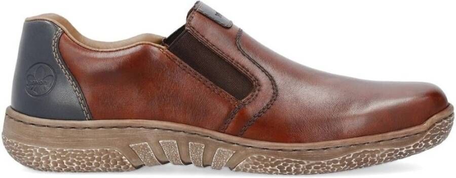 Rieker Bruine Sneakers voor Mannen Brown Heren