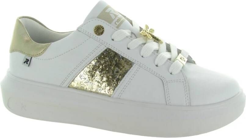 Rieker Casual Basketstijl Schoenen White Dames