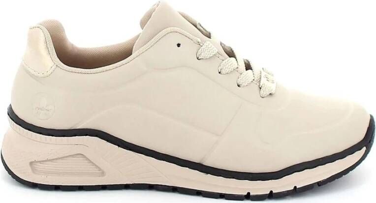 Rieker Casual Beige Gesloten Damesschoenen Beige Dames