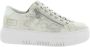 Rieker Witte Vrijetijdsschoenen Dames Sneakers White Dames - Thumbnail 5