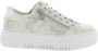 Rieker Witte Vrijetijdsschoenen Dames Sneakers White Dames - Thumbnail 1