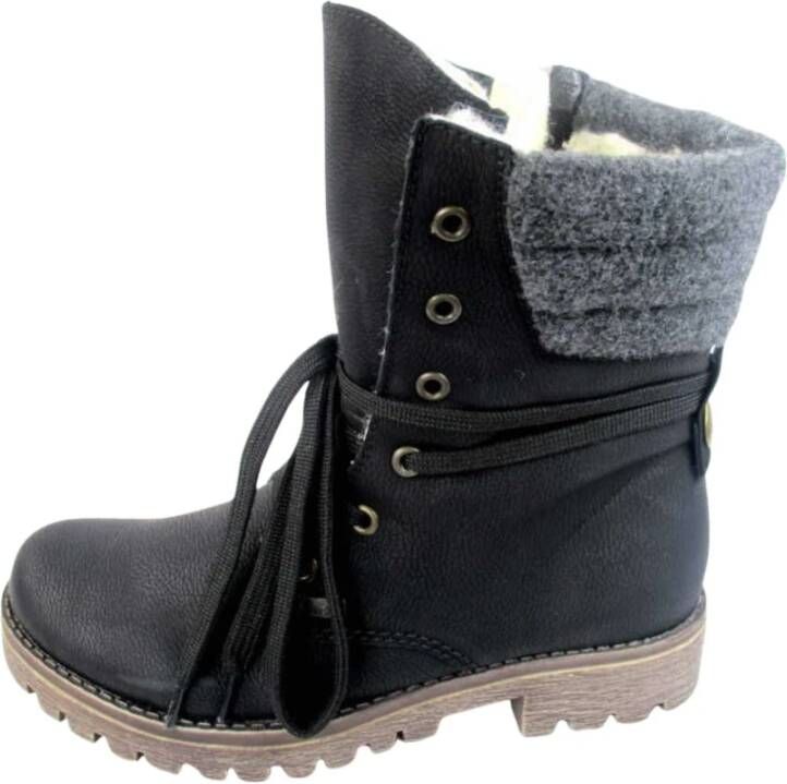 Rieker Winterlaarzen outdoor laarzen winterankle boots profielzool met tex-membraan