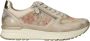 Rieker Gouden Print Sneaker met Rits en Veters Multicolor Dames - Thumbnail 2