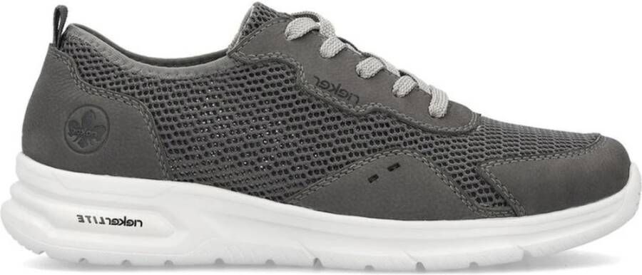 Rieker Grijze Sneakers voor Mannen Gray Heren