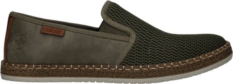 Rieker Groene Espadrille Loafer Green Heren