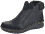 Rieker Booties 73352 00 Vrouwen Zwart Laarzen - Thumbnail 2