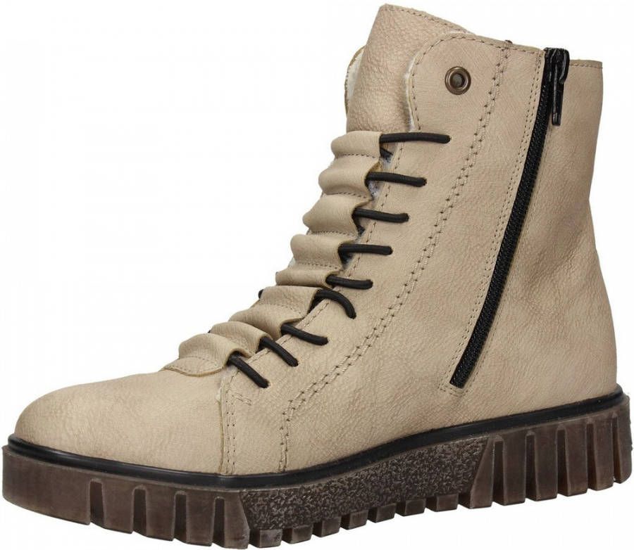 Rieker Beige Casual Gesloten Booties Vrouwen Beige Dames