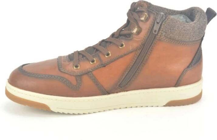 Rieker Sportieve Cognac Flessehals Sneakers Brown Heren