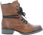 Rieker Stijlvolle Veterschoenen Bruin Dames - Thumbnail 1