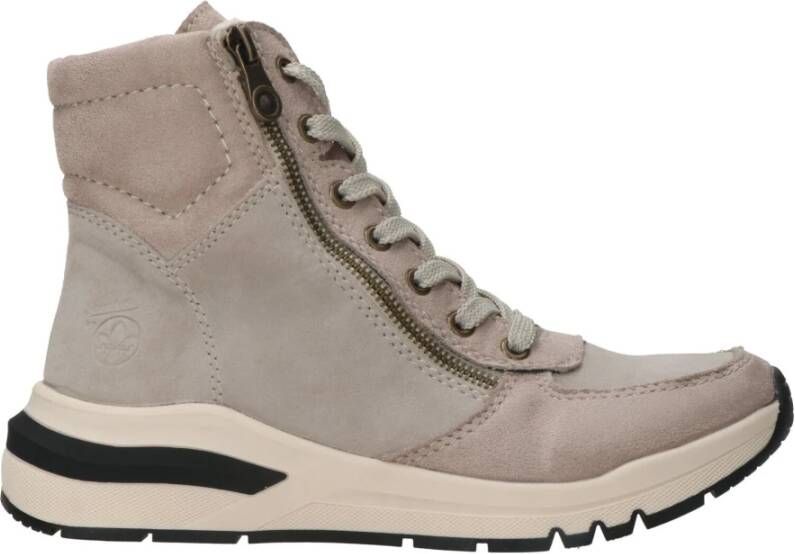 Rieker Veterboat Beige Dames