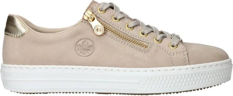 Rieker veterschoen Beige Dames