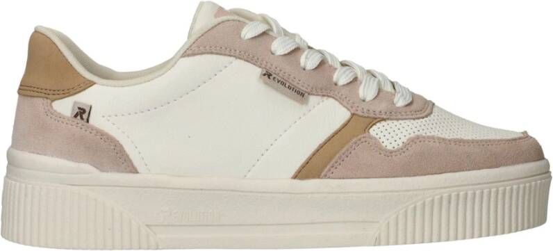 Rieker veterschoen Beige Dames