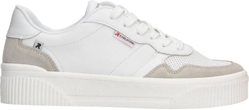 Rieker veterschoen White Dames