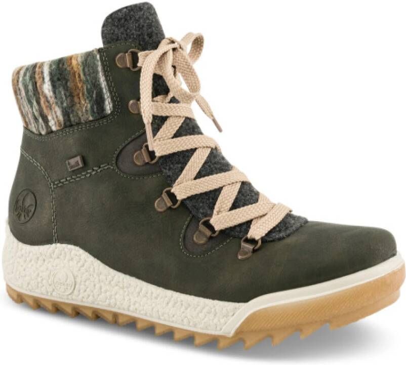 Rieker Veterschoenen Green Dames