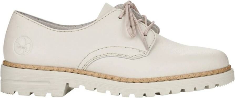 Rieker Veterschoenen White Dames