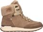 Rieker Warm Gevoerde Leren Veterschoenen Beige Dames - Thumbnail 3