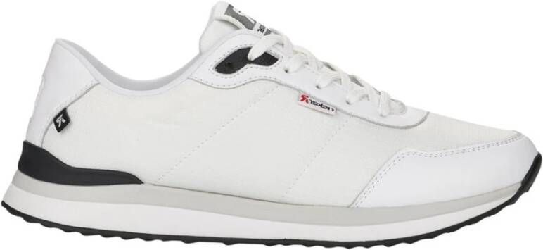 Rieker Witte Casual Veterschoenen White Dames