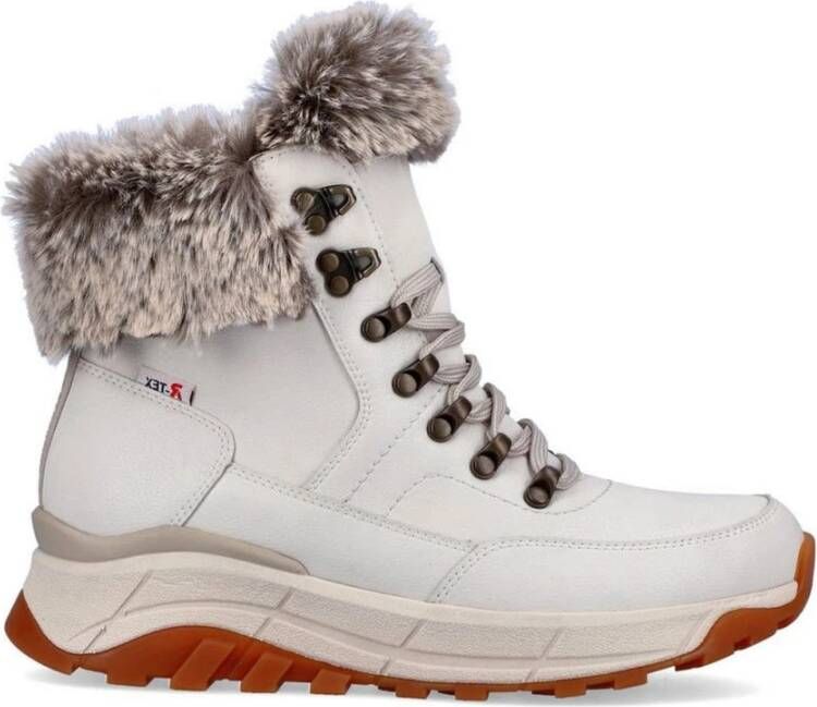 Rieker EVOLUTION Winterlaarzen Hightop sneakers veterschoenen winterlaarzen met lamswolvoering