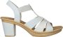 Rieker Witte Sandalette met Elastische Bandjes White Dames - Thumbnail 2