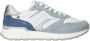 Rieker Witte Sneaker met Blauwe Accenten Multicolor Dames - Thumbnail 3