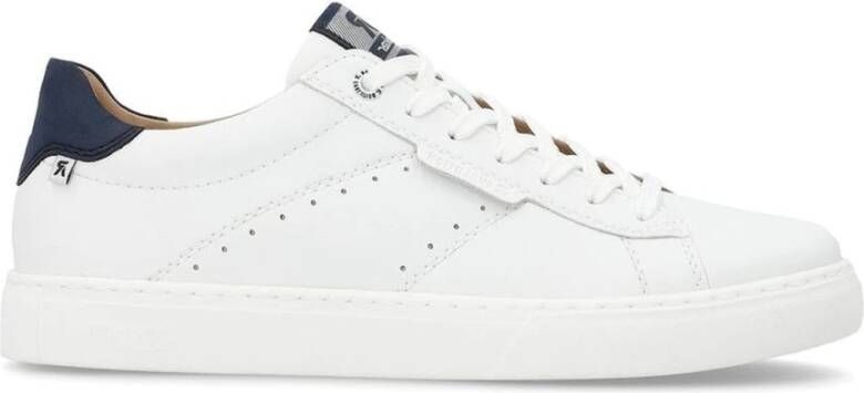 Rieker Witte Sneakers voor Mannen White Heren