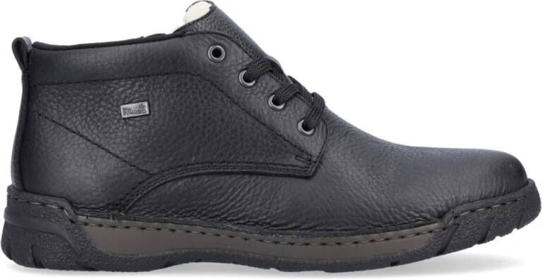 Rieker Zwarte Casual Gesloten Booties Black Heren