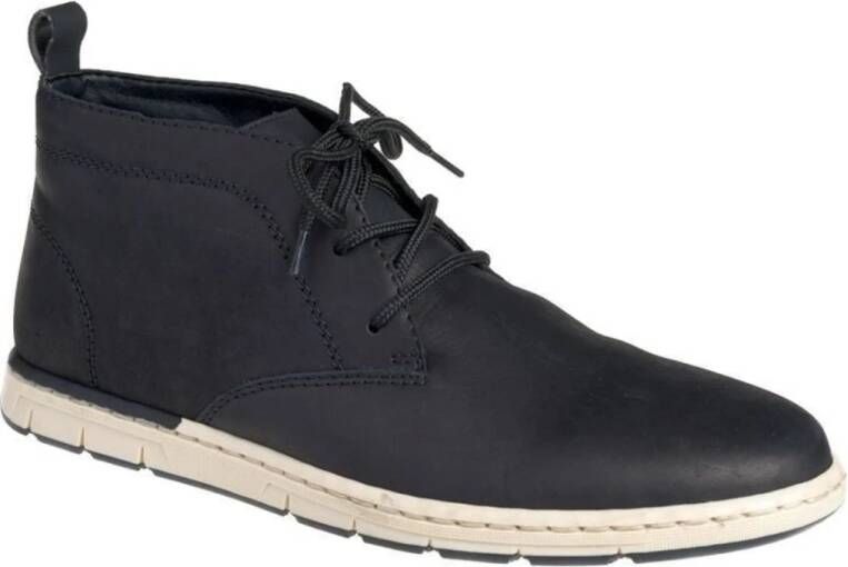 Rieker Zwarte casual gesloten booties voor heren Zwart Heren