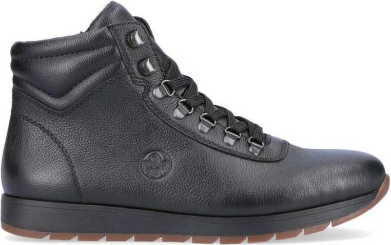 Rieker Zwarte casual gesloten booties voor heren Zwart Heren