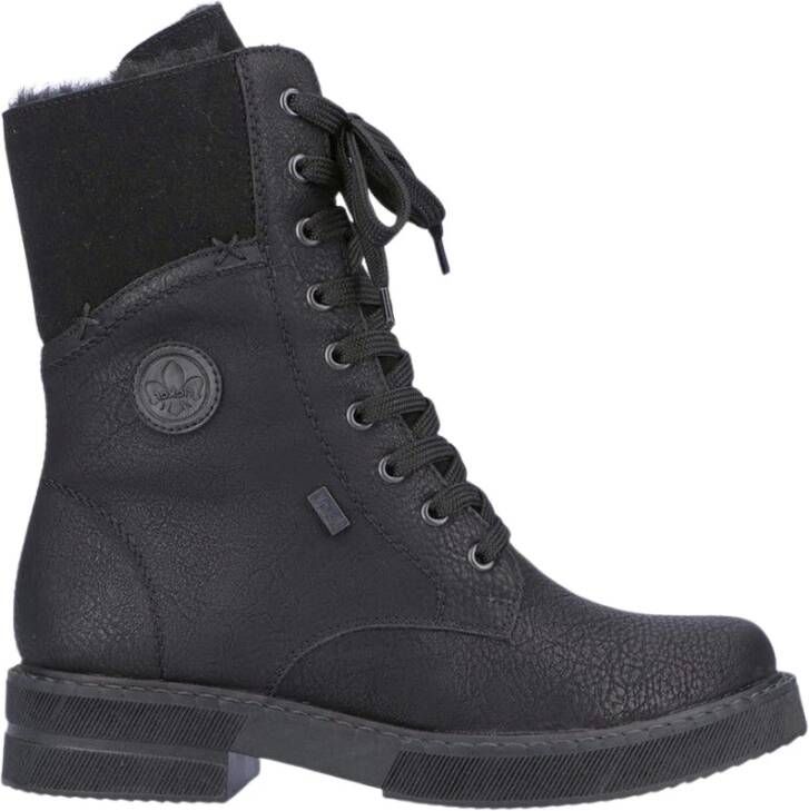 Rieker Zwarte Gesloten Booties Enkellaarzen Black Dames