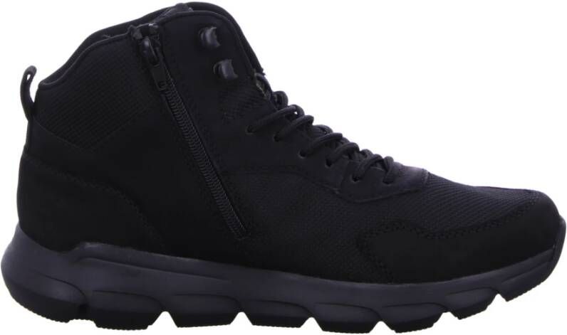 Rieker Zwarte Casual Schoenen Black Heren