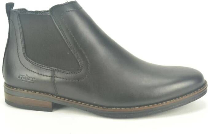 Rieker Zwarte Chelsea Boot + Tiret Black Heren