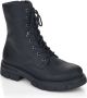 Rieker Hoge veterschoenen met stevige profielzool - Thumbnail 2